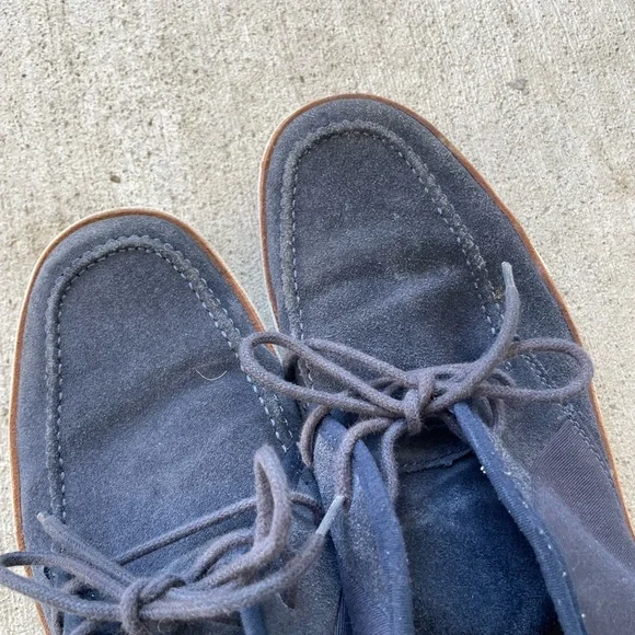 Calvin Klein Jake Blue Suede Lace up loafers Size 9 - Picture 9 of 10